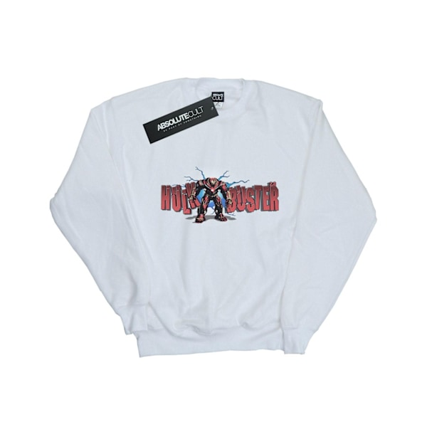 Marvel Girls Avengers Infinity War Hulkbuster 2.0 Sweatshirt 5- White 5-6 Years