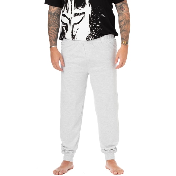 Star Wars: The Mandalorian Mens Splattered Pyjamas Set S Black/W Black/White/Grey S