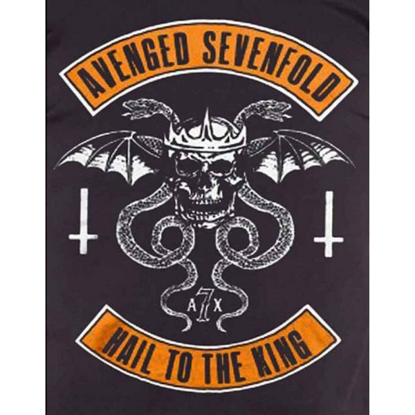 Avenged Sevenfold Unisex Vuxen Hail To The King T-Shirt M Svart Black M
