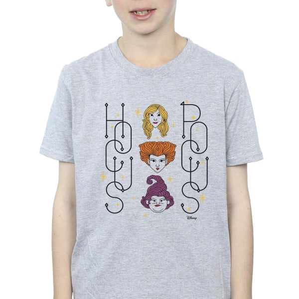 Disney Boys Hocus Pocus Faces T-shirt 7-8 Years Sports Grey Sports Grey 7-8 Years