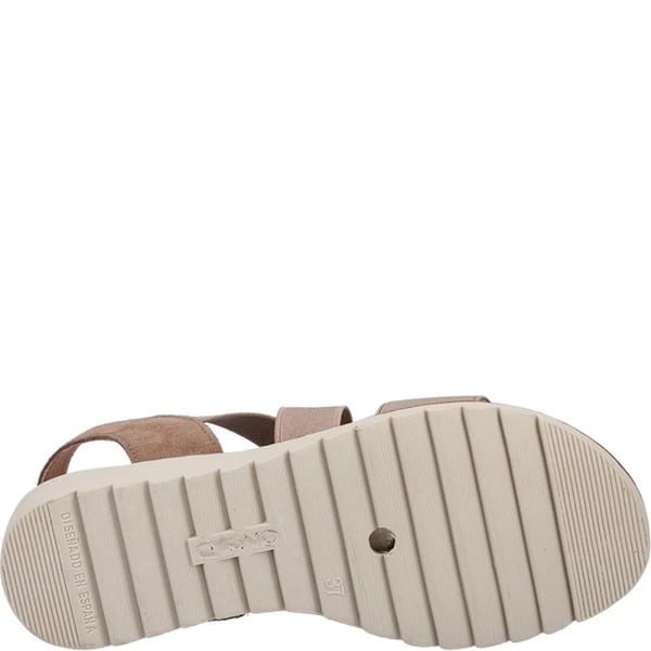 Fleet & Foster Dam/Dam sia Lädersandaler 8 UK Brun Brown 8 UK