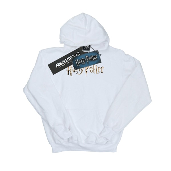 Harry Potter Herr Fullfärgslogotyp Hoodie S Vit White S