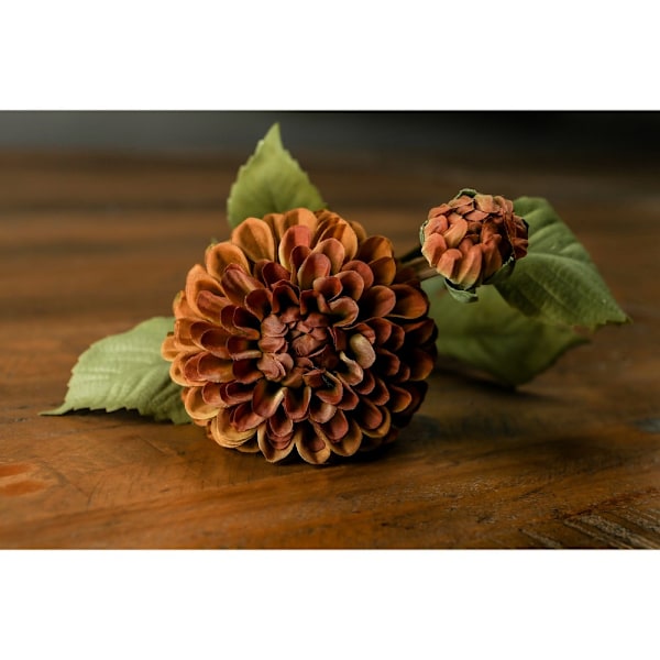 Hill Interiors Dahlia Konstgjord Blomma One Size Senap/Grön Mustard/Green One Size