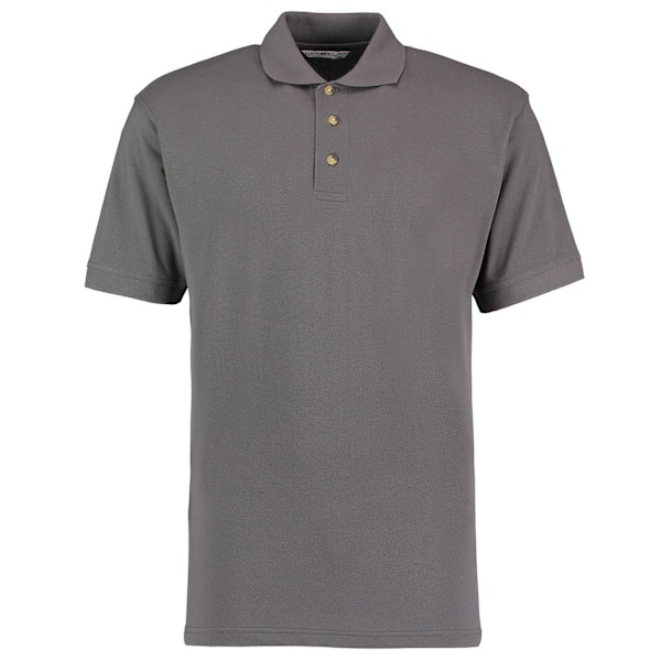 Kustom Kit Herr Arbetskläder Superwash 60C Pikétröja 3XL Charcoal Charcoal 3XL