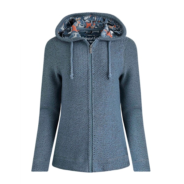 Weird Fish Dam Hoodie med Full Zip, Chicoa Macaroni, Storlek 10 UK Denim 10 UK