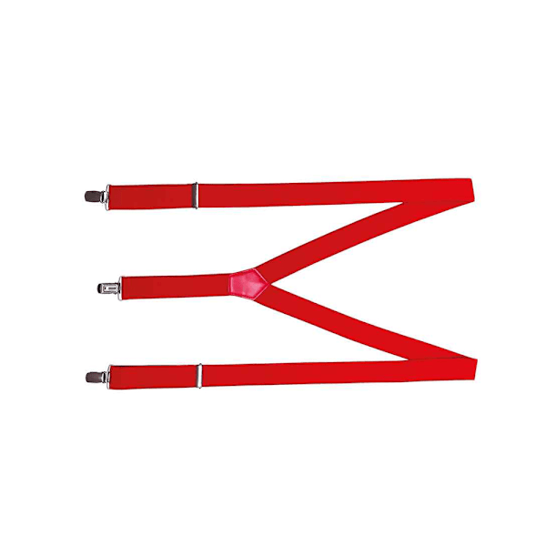 Premier Herr Clip On Braces En Storlek Röd Red One Size