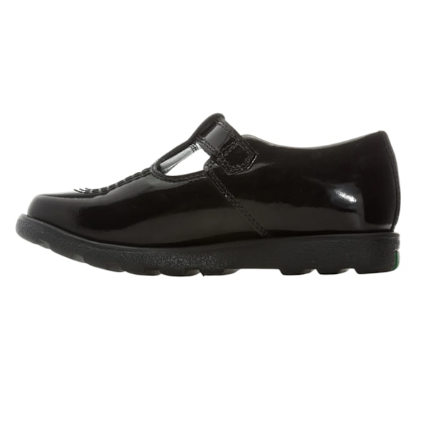 Kickers Flickor Fragma Lackläder T-Bar Skor 4 UK Svart Black 4 UK