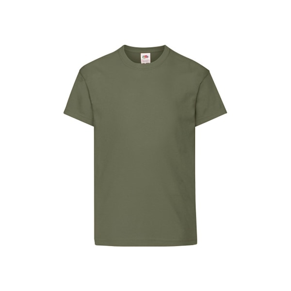 Fruit of the Loom Barn/Barn Original T-shirt 12-13 år C Classic Olive 12-13 Years