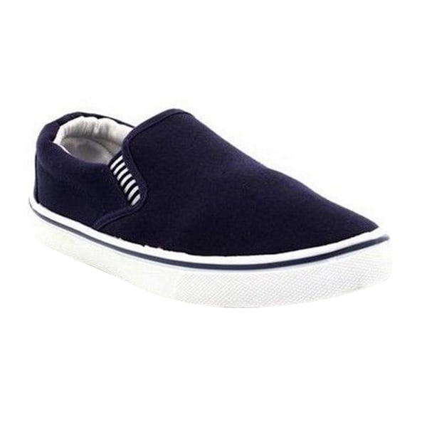 Dek Gusset Casual Canvas Yachting Shoes 11 UK Marinblå Navy Blue 11 UK