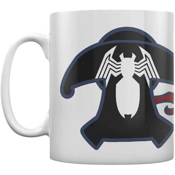 Marvel Kawaii Venom Mug En Storlek Vit/Svart White/Black One Size
