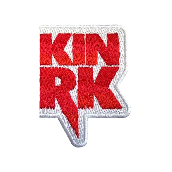 Linkin Park Vävd Logotyp Stryk-På-Lapp En Storlek Vit/Röd White/Red One Size