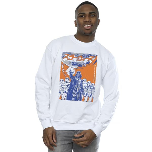 Star Wars Herr Vader Internationell Affisch Sweatshirt S Vit White S
