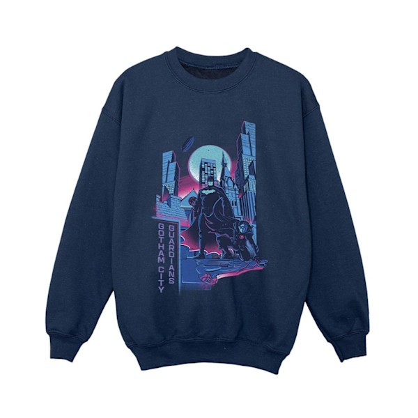 DC Comics Boys Batman Gotham Guardians Sweatshirt 5-6 år Marinblå Navy Blue 5-6 Years