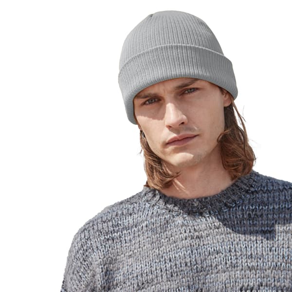 Beechfield Ekologisk Bomulls Mössa En Storlek Ljusgrå Light Grey One Size