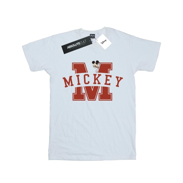 Disney Mickey Mouse Letter Peak T-shirt 3XL Vit White 3XL