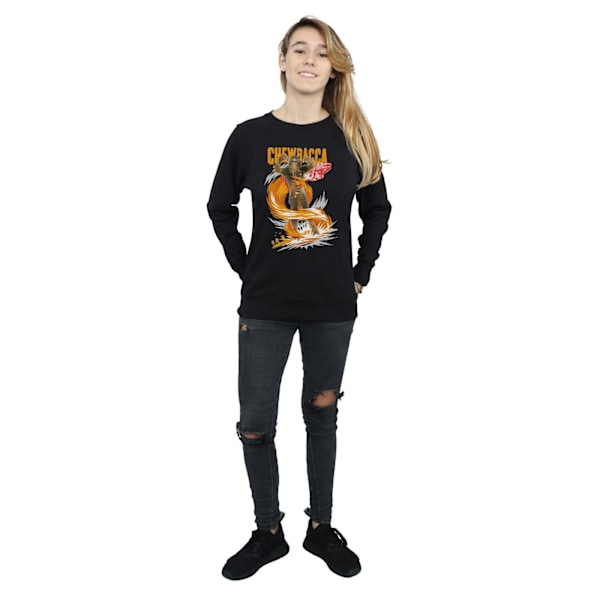 Star Wars Dam/Damer Chewbacca Gigantic Sweatshirt S Svart Black S