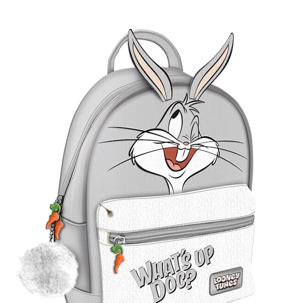 Looney Tunes Whats Up Doc Bugs Bunny Ryggsäck One Size Grå/Vit Grey/White One Size