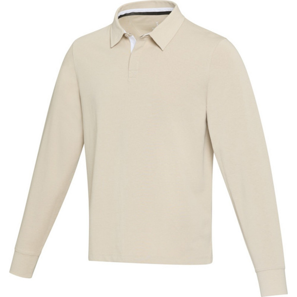 Elevate Unisex Adult Clyde Rugbytröja i ekologisk bomull Oatmeal L
