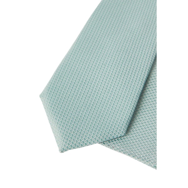 Burton Herr Tie & Pocket Square Set med Mönster och Textur, En Storlek Sage One Size