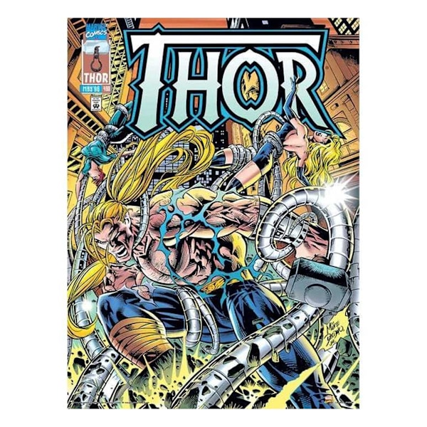 Thor Tentacle Pappersutskrift 40cm x 30cm Flerfärgad Multicoloured 40cm x 30cm