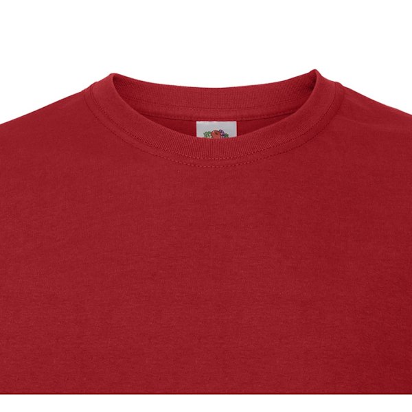 Fruit Of The Loom Herr Iconic 195 Ringspun Premium T-shirt S UK Red S UK