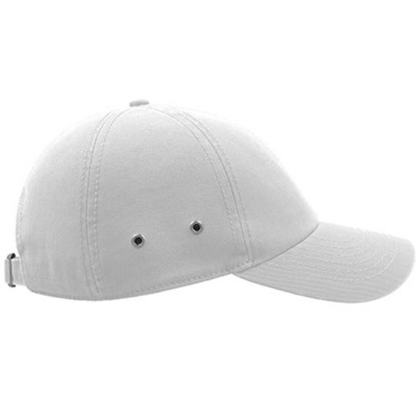 Atlantis Action 6 Panel Chino Baseball Cap One Size Vit White One Size