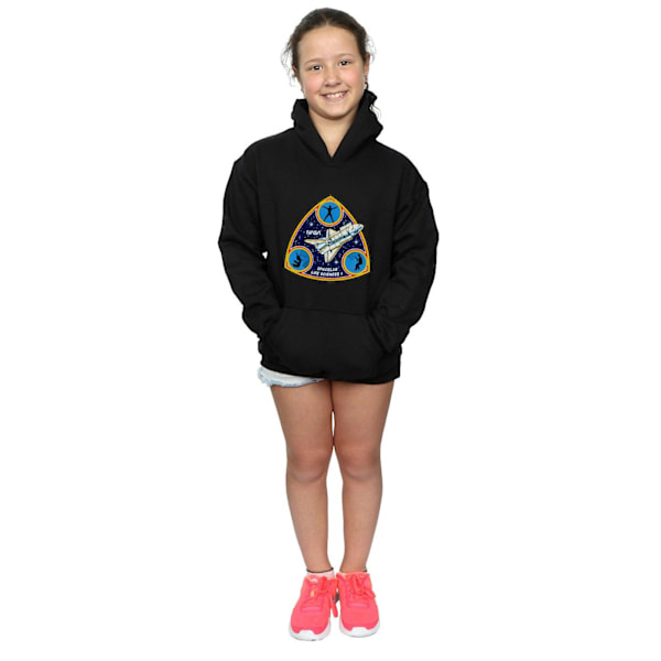 NASA Girls Classic Spacelab Life Science Hoodie 7-8 år Svart Black 7-8 Years