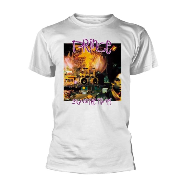 Prince Unisex Vuxen Sign O´ The Times T-shirt XXL Vit White XXL