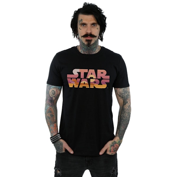 Star Wars Herr Tatooine Suns Logo T-shirt L Svart Black L