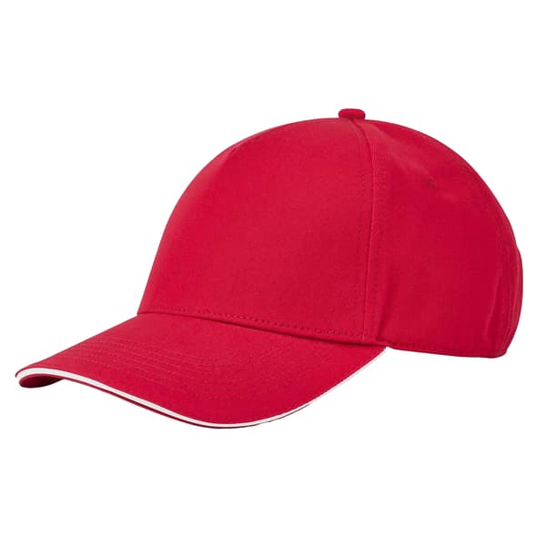 Beechfield EarthAware Classic 5 Panel Baseballkeps i Ekologisk Bomull Classic Red/White One Size