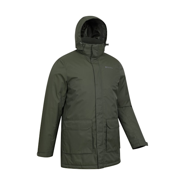 Mountain Warehouse Ranger Padded Parka XXS Khaki Green för män Khaki Green XXS