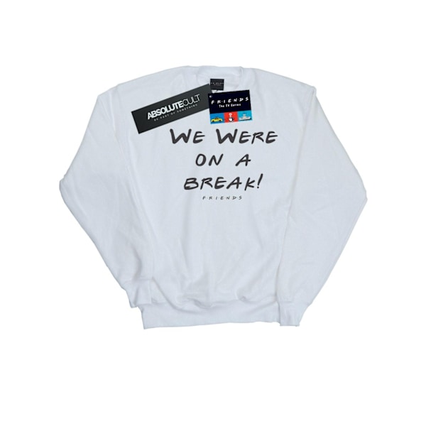 Friends Boys We Were On A Break Text Sweatshirt 5-6 År Vit White 5-6 Years