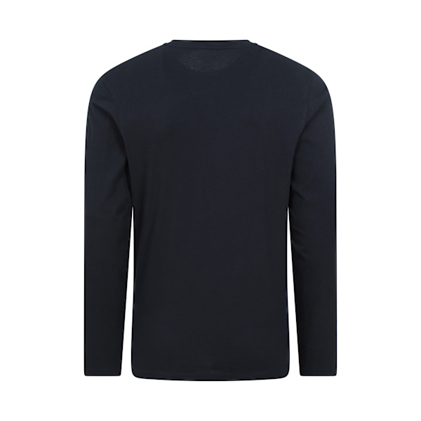 Mountain Warehouse Badge Organic Long-Sleeved Top XXS Navy för män Navy XXS