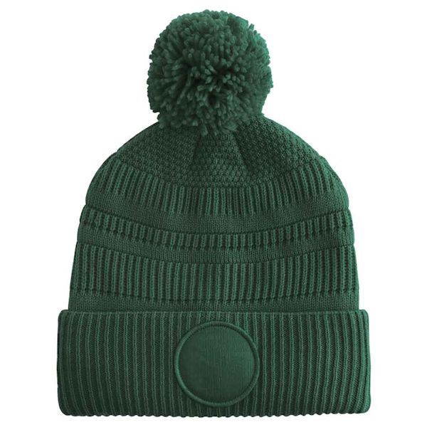 Beechfield Herr Patch Beanie One Size Flaskgrön Bottle Green One Size