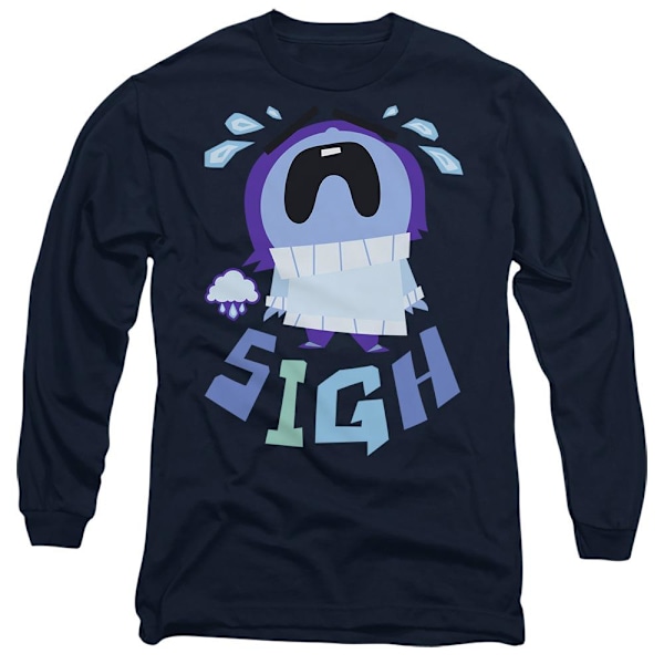 Insidan Ut 2 Unisex Vuxen Ledsen T-Shirt M Marinblå Navy M