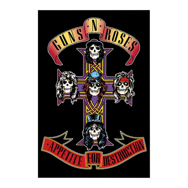 Guns N Roses Appetite For Destruction Affisch One Size Svart Black One Size