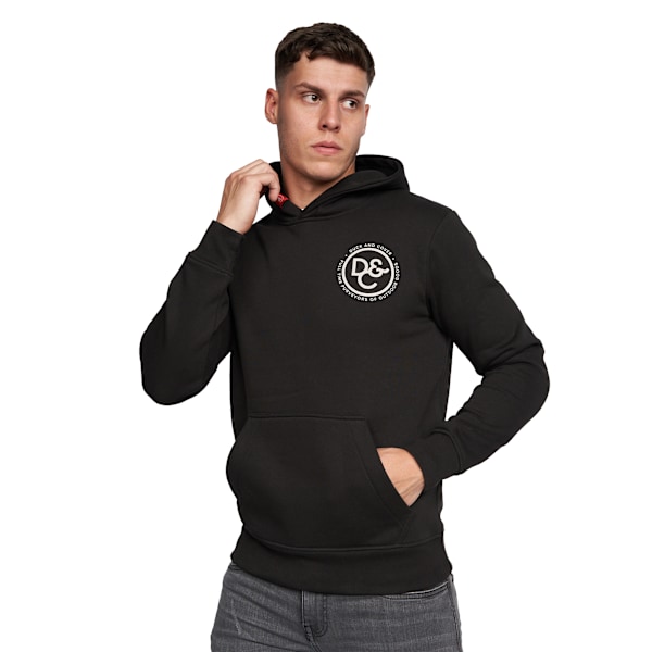 Duck and Cover Macksony Marl Hoodie M Svart Black M