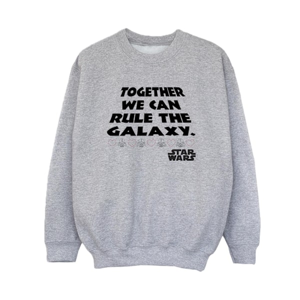 Star Wars Boys Together We Can Rule The Galaxy Sweatshirt 9-11 Sports Grey 9-11 Years