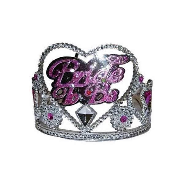 Amscan Bride To Be Blinkande Möhippa Tiara En Storlek Silver/Rosa Silver/Pink One Size