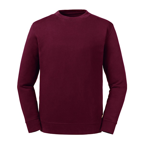 Russell Unisex Vuxen Reversibel Ekologisk Sweatshirt XS Burgundy Burgundy XS