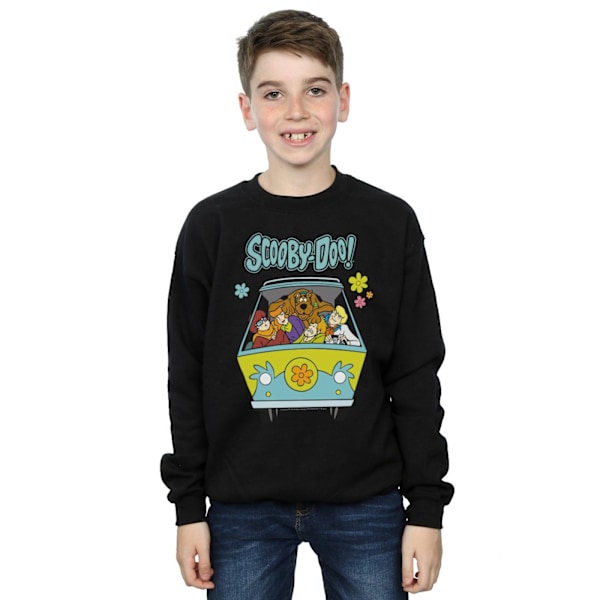 Scooby Doo Boys Mystery Machine Grupptröja 7-8 År Svart Black 7-8 Years
