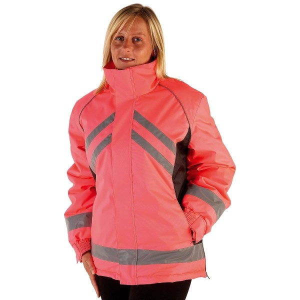 HyVIZ Adults Vattentät Ridjacka XS Rosa/Svart Pink/Black XS