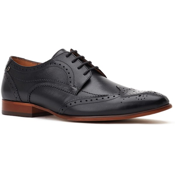 Base London Barbera Excel Läder Brogues Herrskor 14 UK Svart Black 14 UK