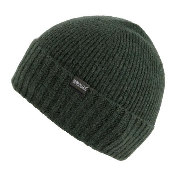 Regatta Dam/Dam Basic Ribbad Mössa En Storlek Mörk Khaki Dark Khaki One Size