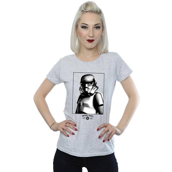 Star Wars Dam/Damer Imperial Troops Bomull T-shirt XL Sport Sports Grey XL