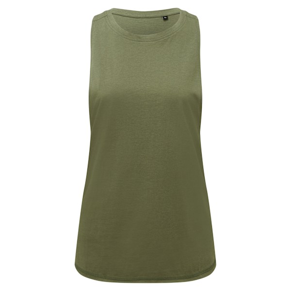 TriDri Dam/Dam Organic Tank Top XL Olive Olive XL