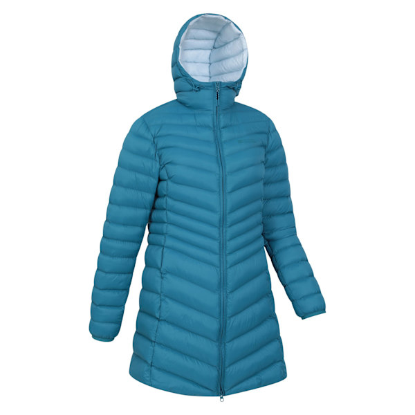 Mountain Warehouse Florence Lång Padderad Jacka för Kvinnor/Dam Storlek 14 Teal 14 UK