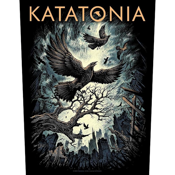 Katatonia Uncover The Skies Patch One Size Black Black One Size