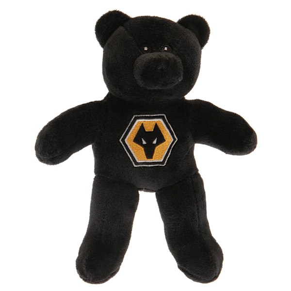 Wolverhampton Wanderers FC Crest Nallebjörn Storlek One Size Svart/Gul Black/Yellow One Size