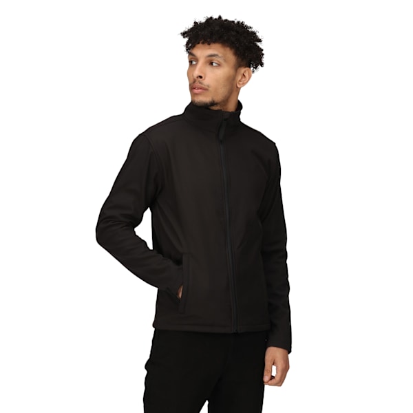 Regatta Reid Softshell Vindtät Vattenavvisande Jacka för Herr Black 4XL UK